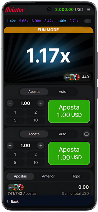 Jogo Aviator Captura de tela