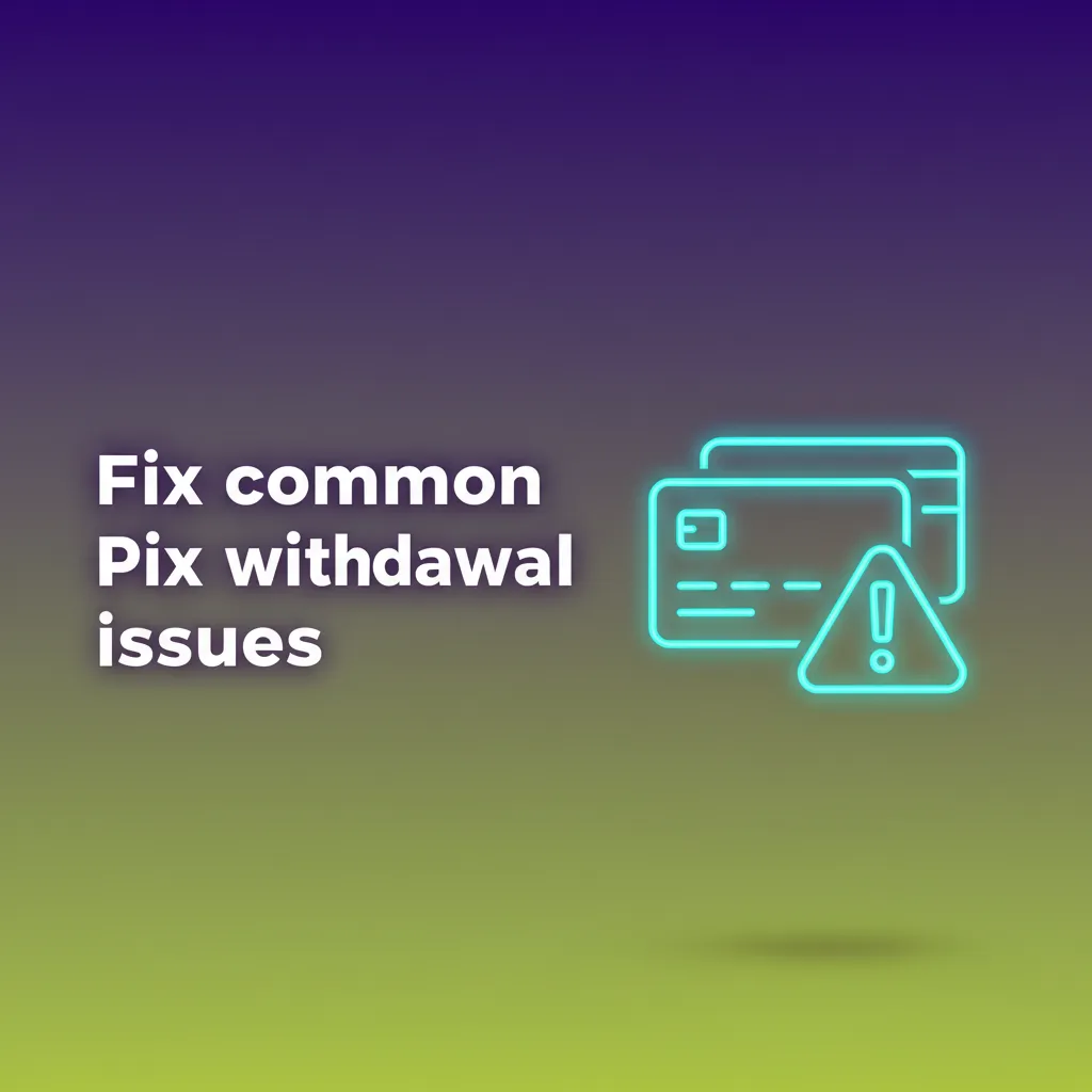 Fix common Pix withdrawal issues: wrong key, pending verification, bank limits, uncleared bonus, peak-time delays