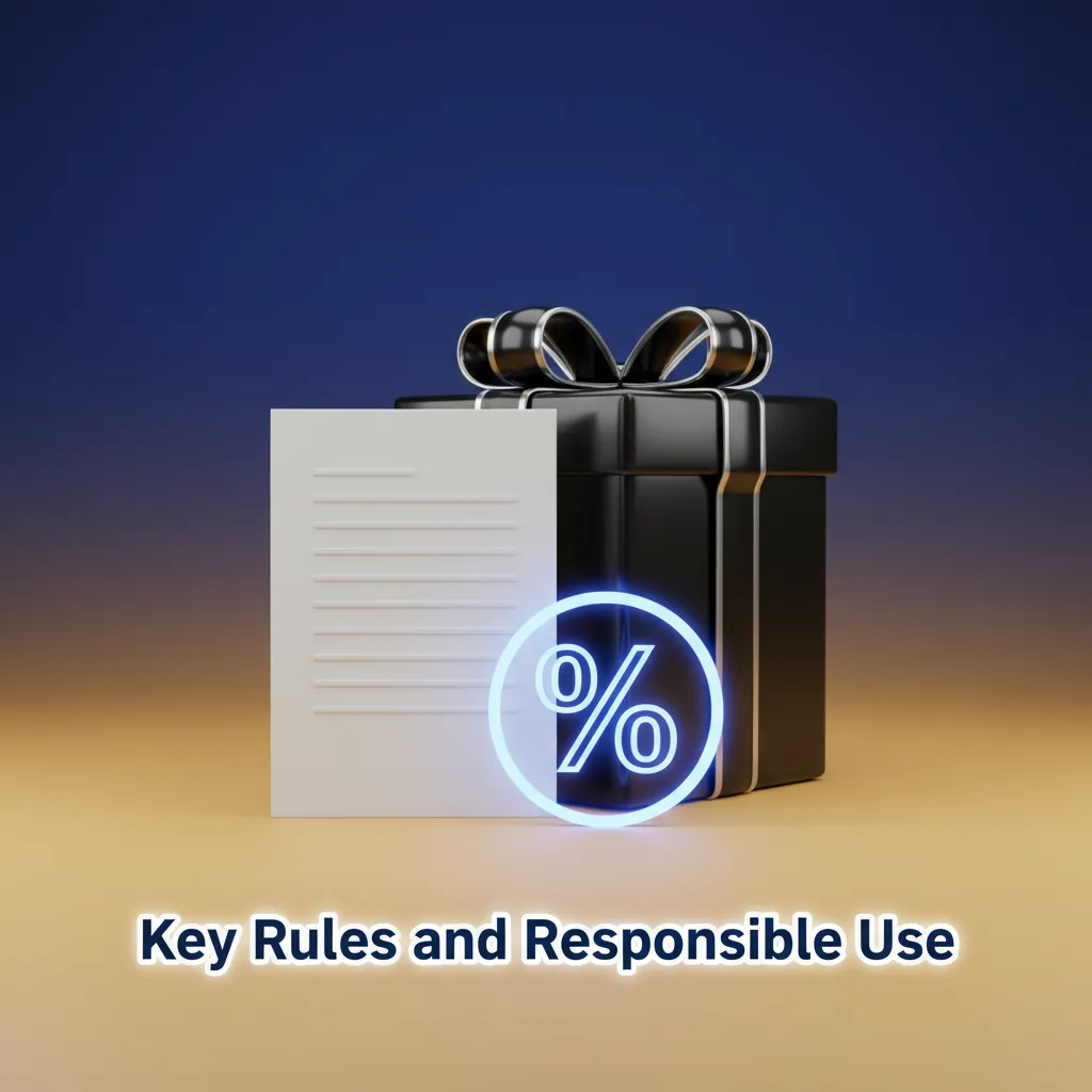 Infographic: Key rules and responsible use for Cassino Pix bonuses—wagering, eligibility, one offer, Brazil-only, budget.