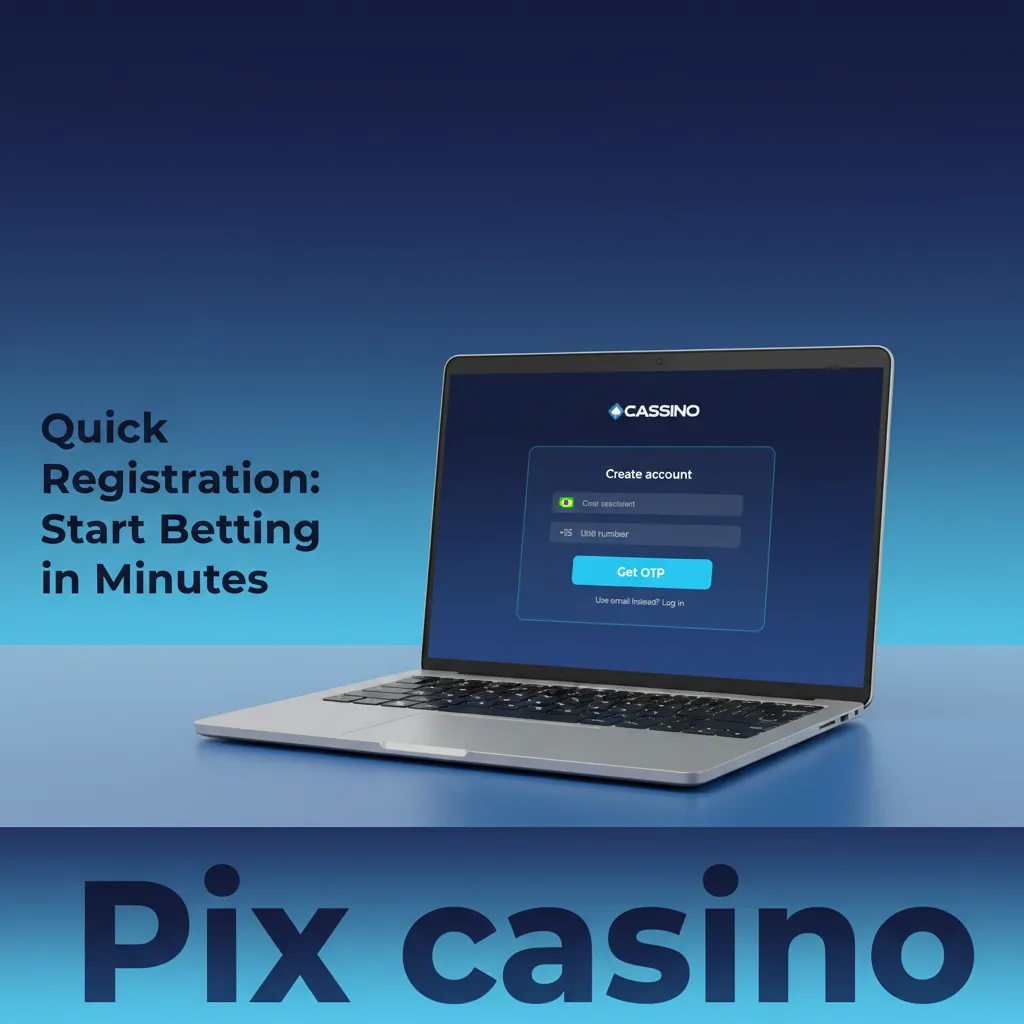 Mobile screen showing quick betting app sign-up: choose email or phone, enter details, accept 18+ terms, verify code.