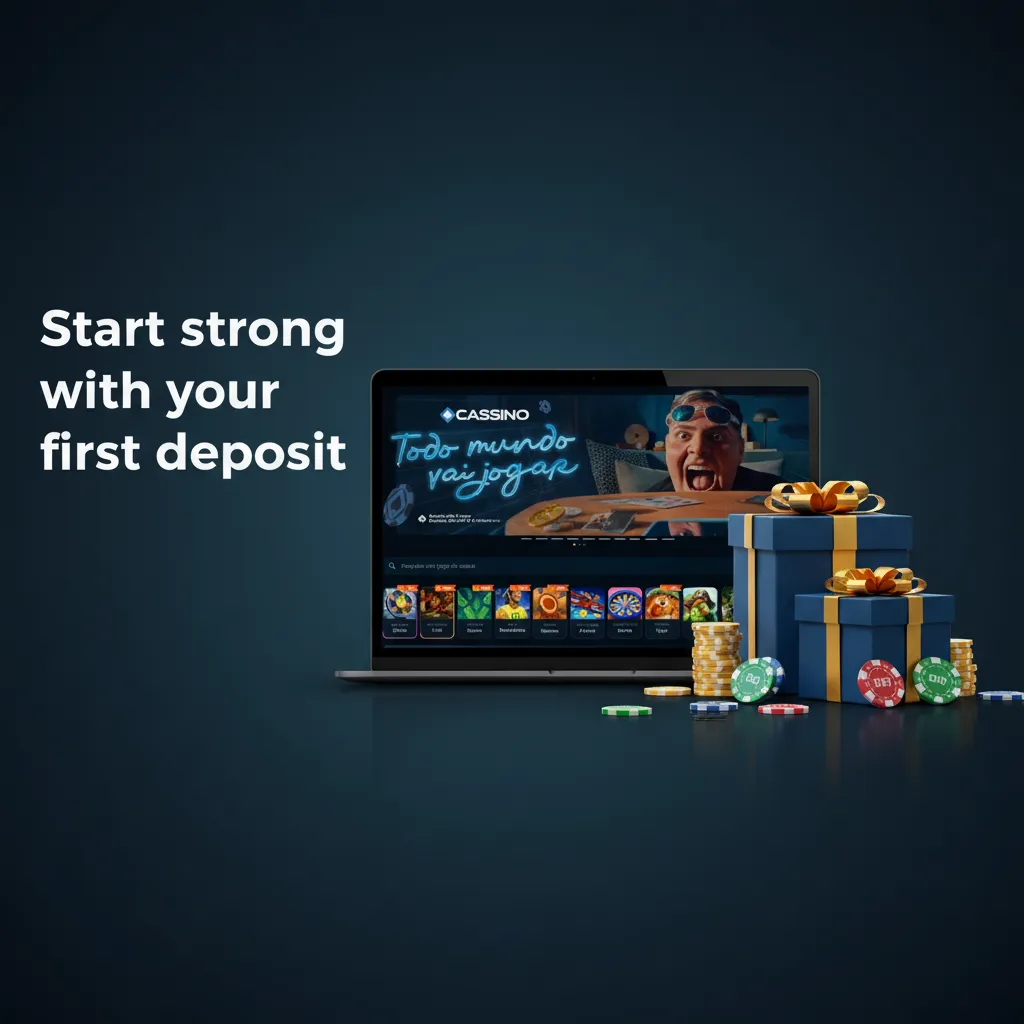 First deposit bonuses: Casino 100% up to 7,000 BRL; Sports 100% up to 250 BRL; Live Casino 50% up to 1,000 BRL.