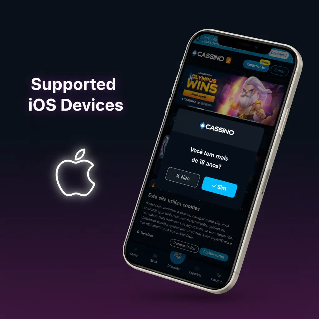 Supported iOS devices: iPhone 8, X, XR, 11–15/Pro; iPad 9th/10th Gen, iPad Pro 2018+; iPod touch 7th; newer models OK.