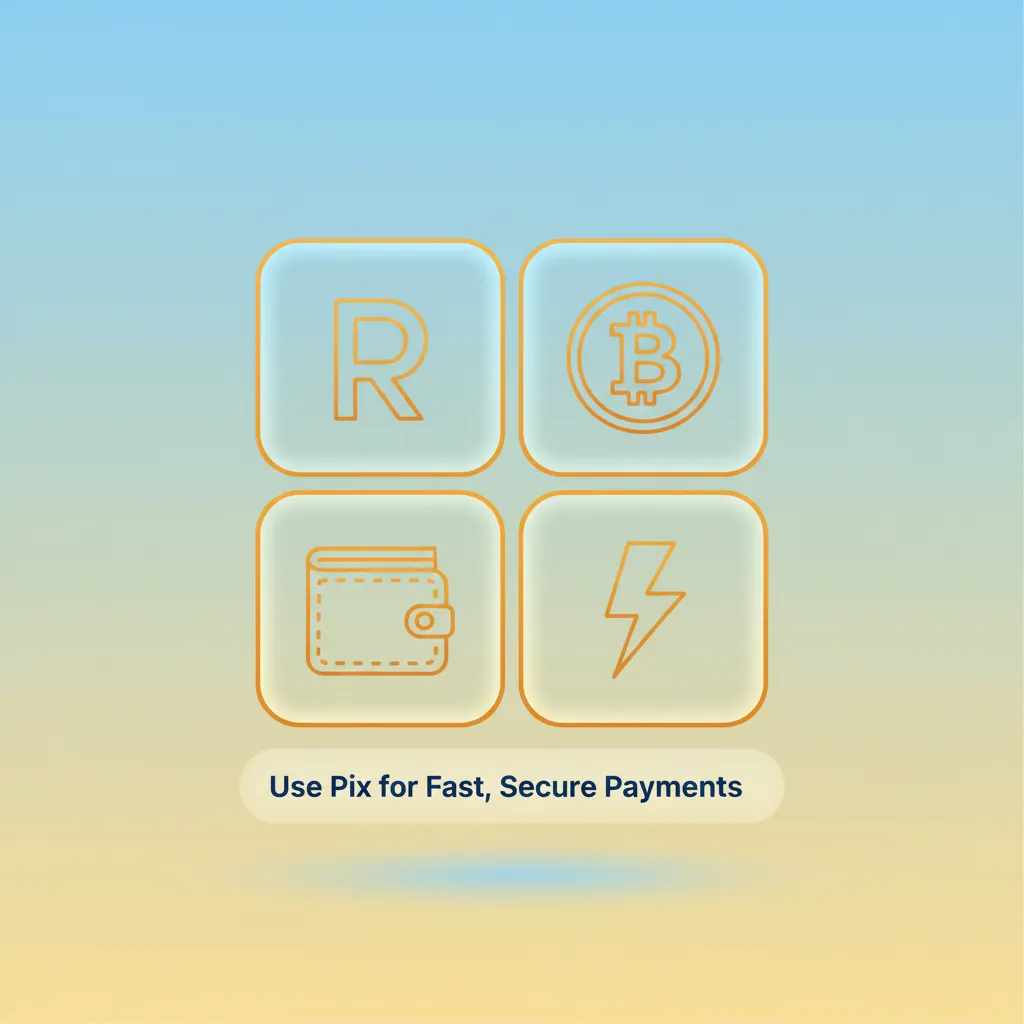 Pix fast, secure payments; instant deposits and withdrawals. Choose bank or wallet like Nubank, Itaú, Banco do Brasil.