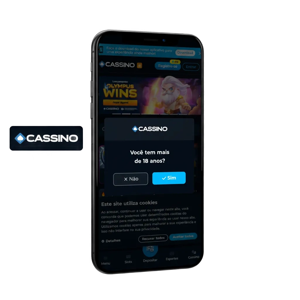 Cassino Pix app for Android and iOS: PT/EN/ES, Pix payments, sports betting, casino games, 100% welcome bonus up to 7,000 BL.