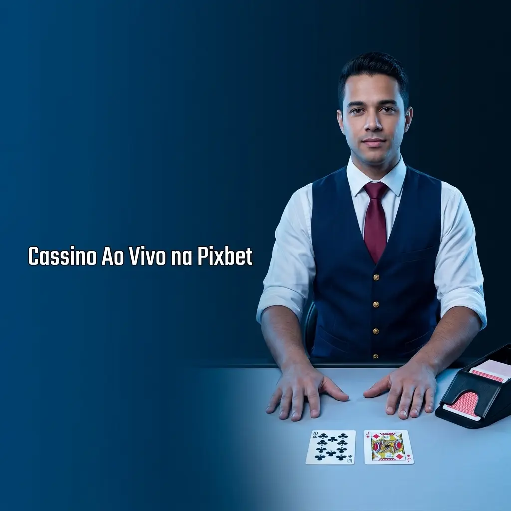 Dealers reais em cassino ao vivo da Pixbet com roleta, blackjack e bacará transmitidos em HD 24 horas