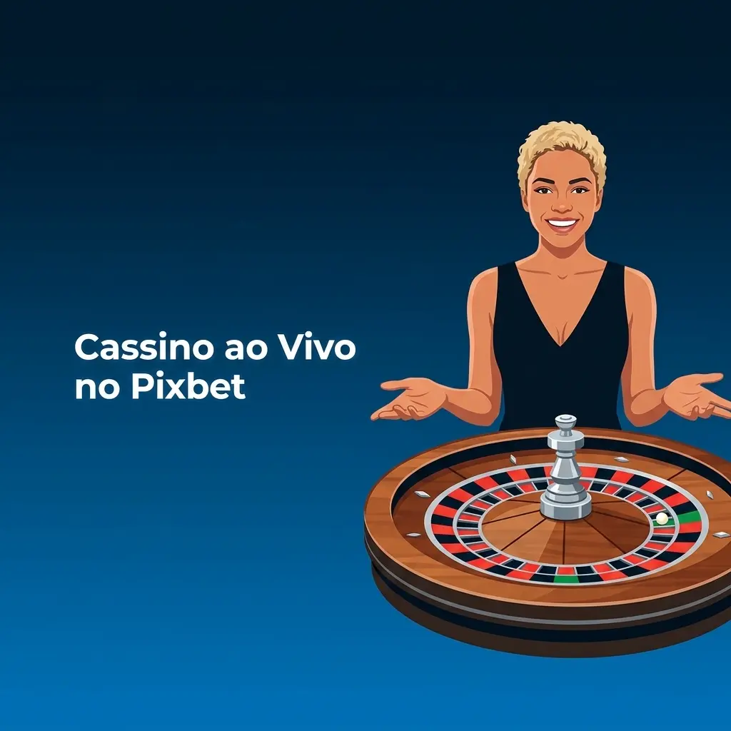 Cassino ao vivo Pixbet com dealers reais em HD, roleta, blackjack e baccarat disponíveis 24h em português