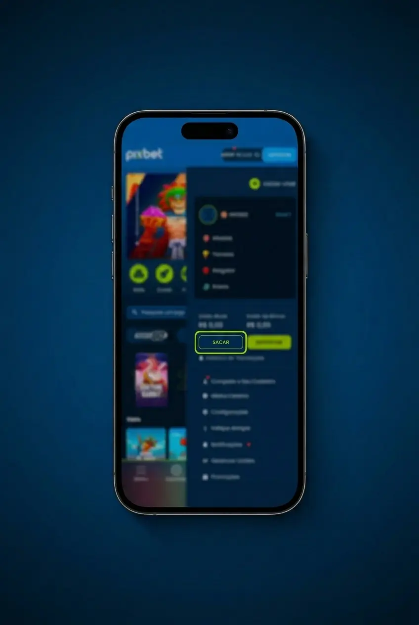 Passo a passo para realizar saque na Pixbet via Pix ou TED com valor mínimo de R$20,00